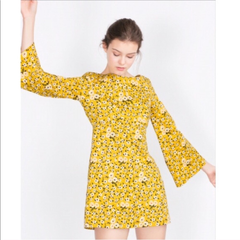 Zara 60s inspired floral dress (A7)